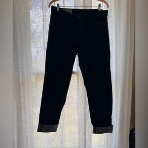 imogene + willie Black Straight Leg Indigo Jeans